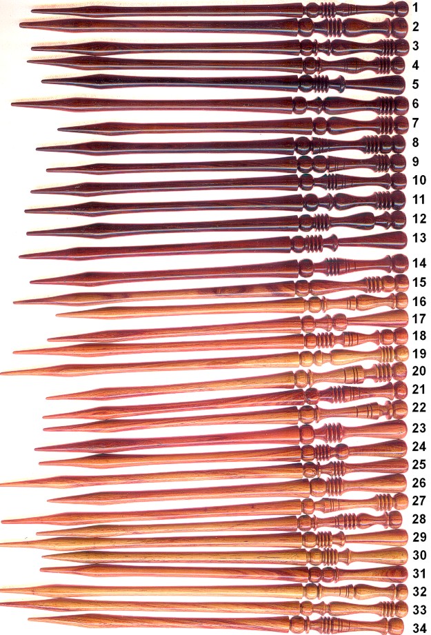 34 of 100 long hairsticks for sale