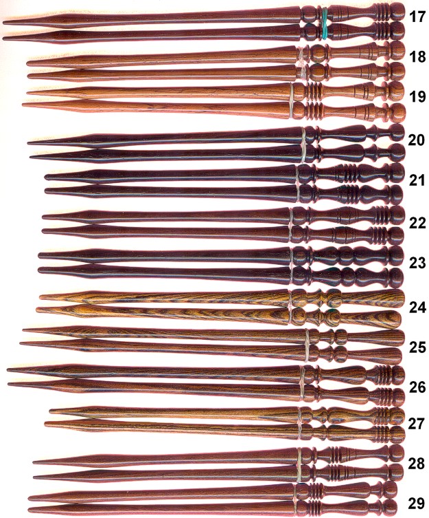 another 13 of 40 long hairstick pairs for sale