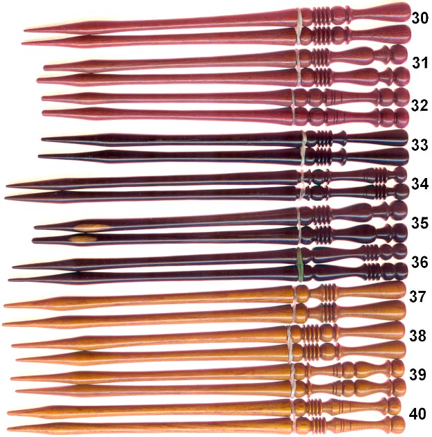 another 11 of 40 long hairstick pairs for sale