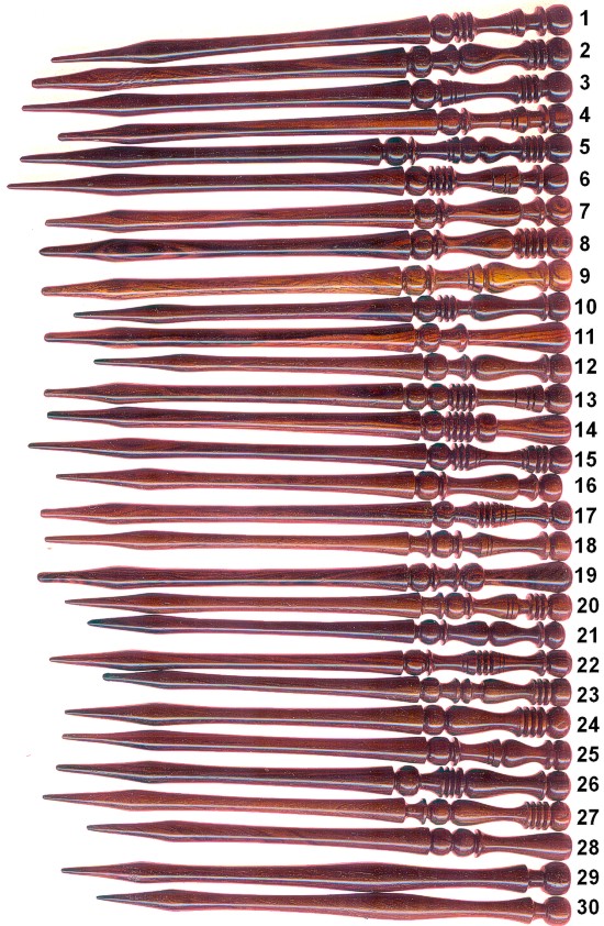 30 of 96 single hairsticks for sale